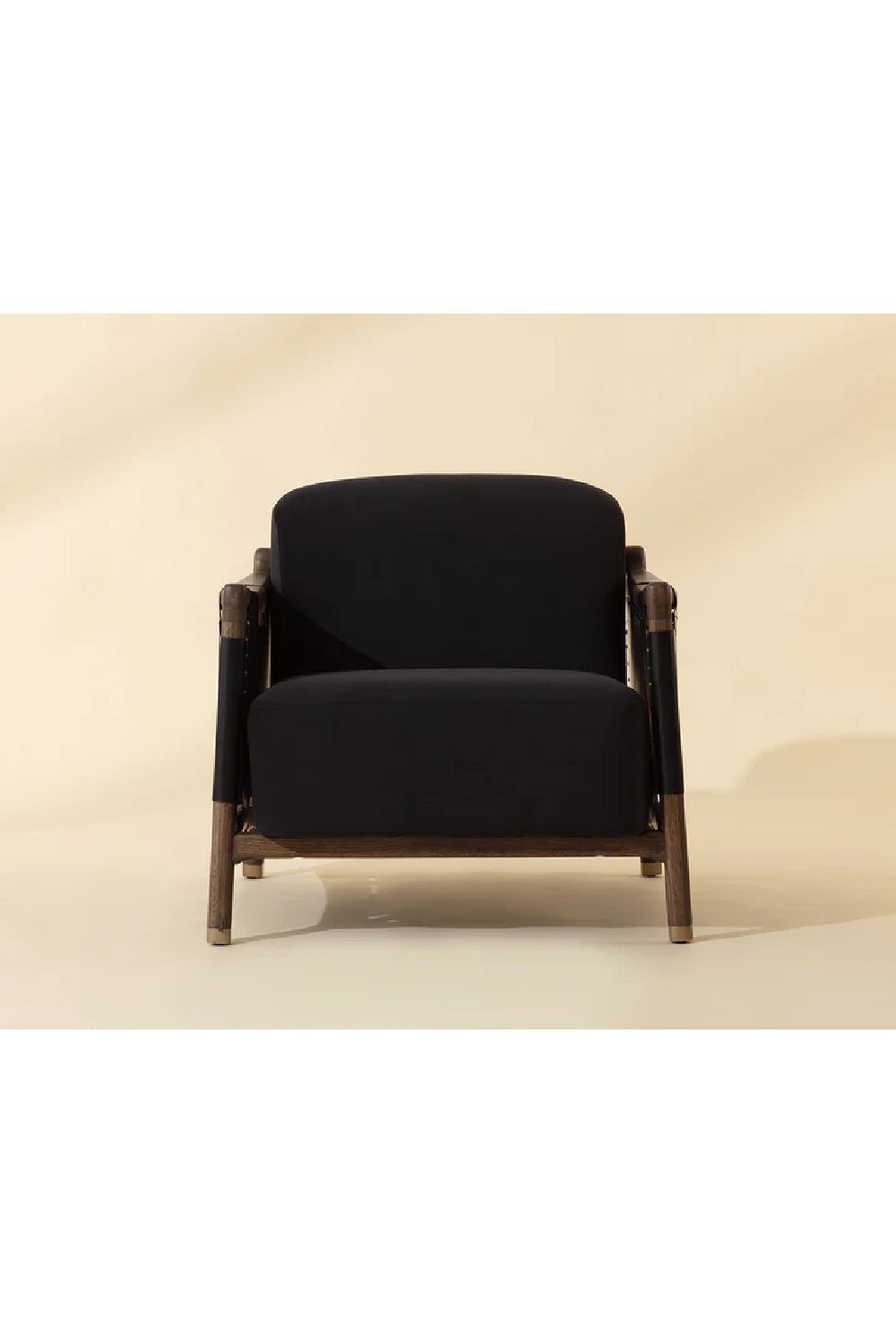Modern European furniture - Solid Oak Framed Lounge Chair - www.oroa.com | Oroa.com