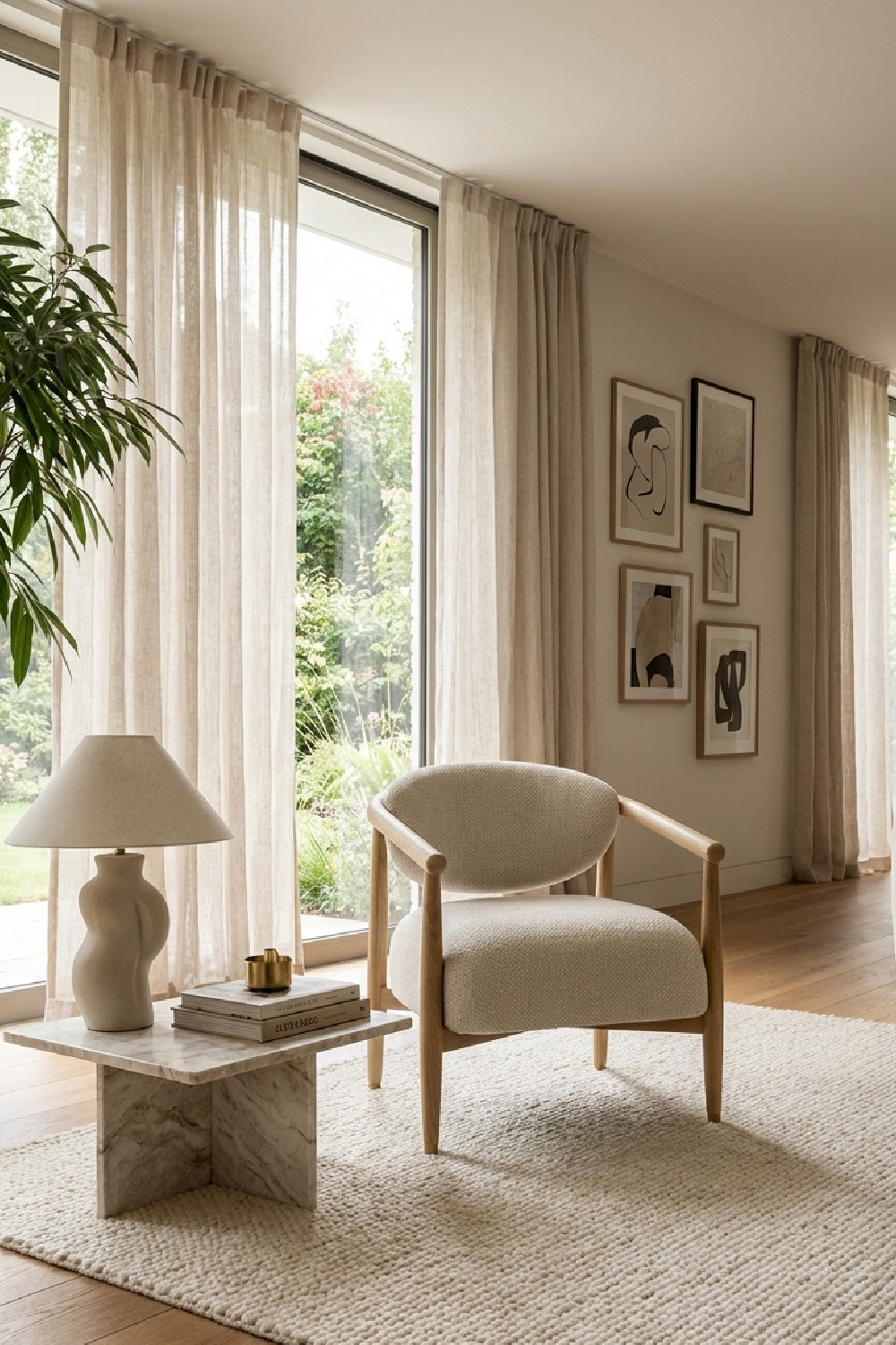 Modern European furniture - Oak Framed Lounge Chair - www.oroa.com | Oroa.com