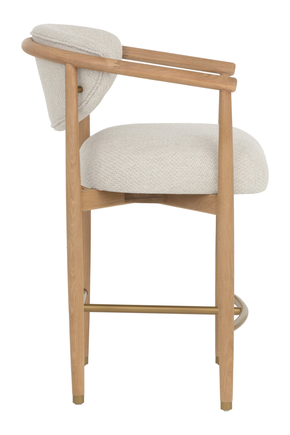 Modern European furniture - Oak Framed Counter Stool - www.oroa.com | Oroa.com