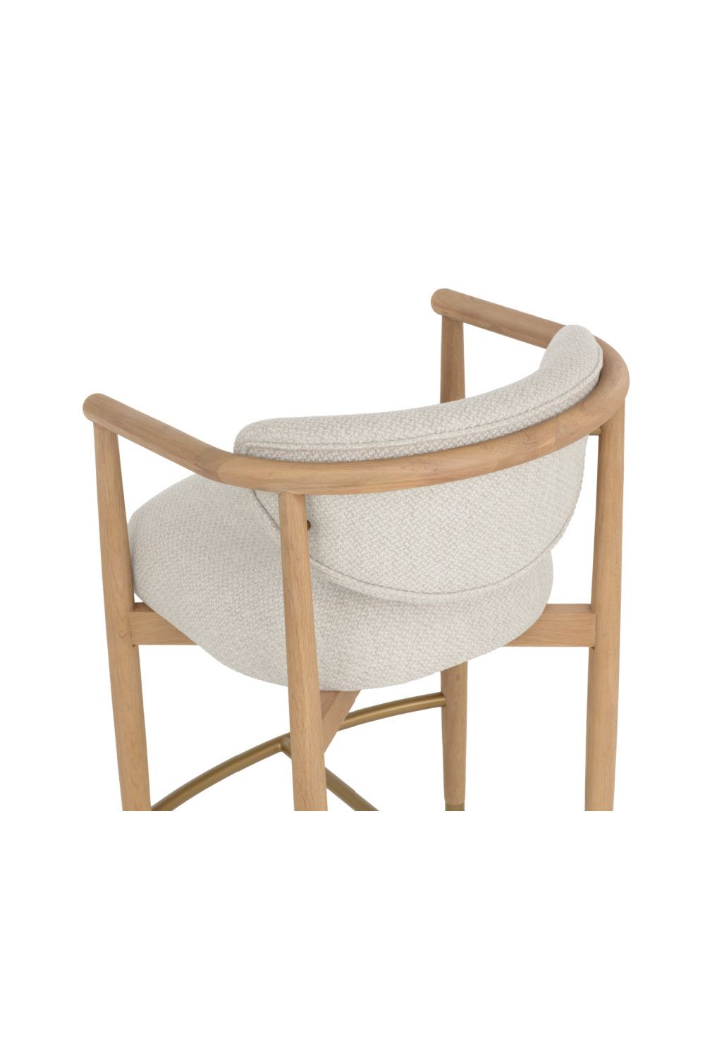 Modern European furniture - Oak Framed Counter Stool - www.oroa.com | Oroa.com