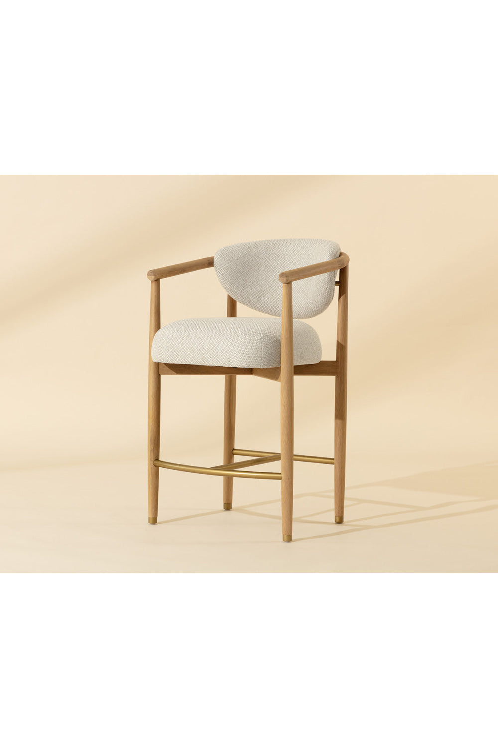 Modern European furniture - Oak Framed Counter Stool - www.oroa.com | Oroa.com