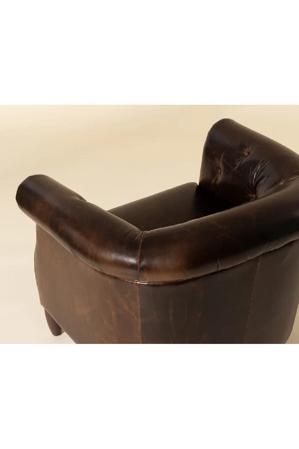 Modern European furniture - Leather Chesterfield Lounge Chair - www.oroa.com | Oroa.com