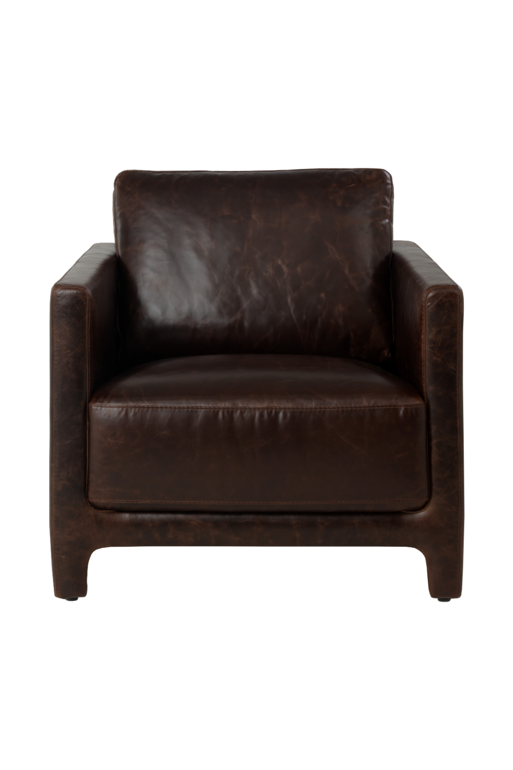 Modern European furniture - Bovine Leather Lounge Chair - www.oroa.com | Oroa.com