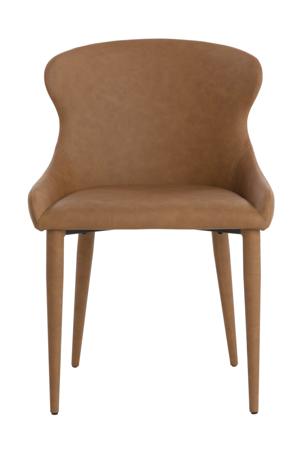 Modern European furniture - Leather Look Modern Dining Chairs (2) - www.oroa.com | Oroa.com