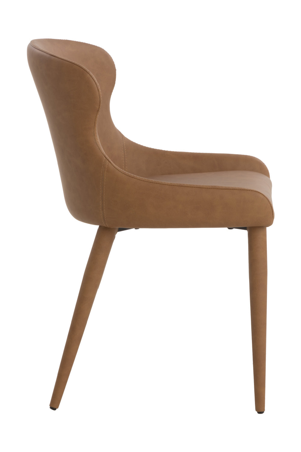 Modern European furniture - Leather Look Modern Dining Chairs (2) - www.oroa.com | Oroa.com