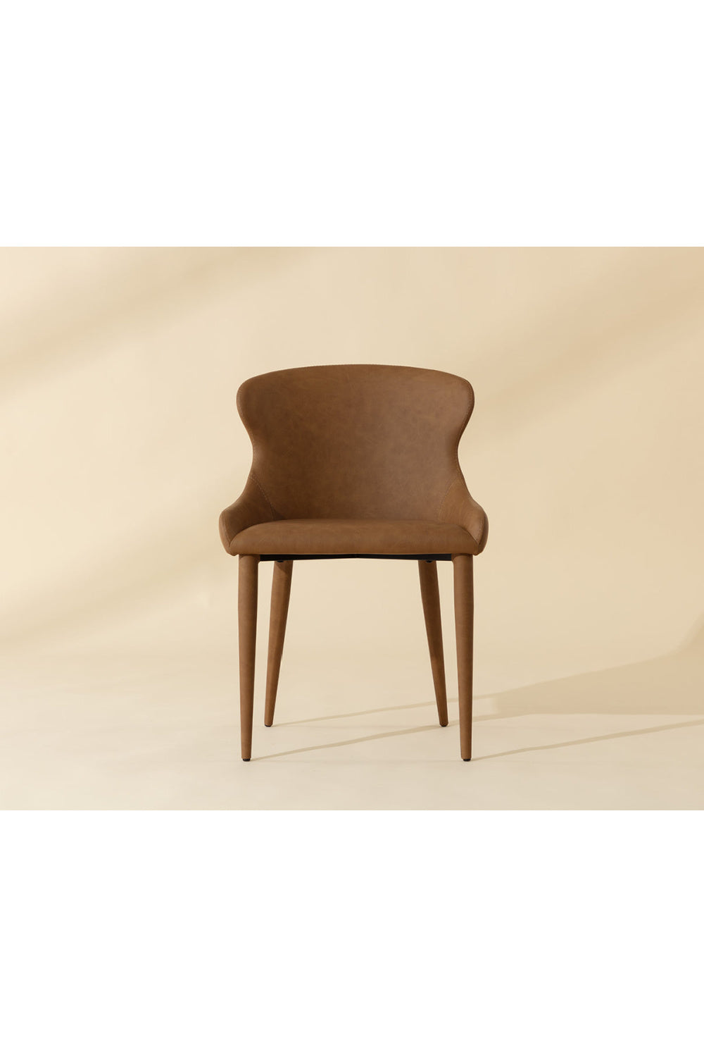 Modern European furniture - Leather Look Modern Dining Chairs (2) - www.oroa.com | Oroa.com