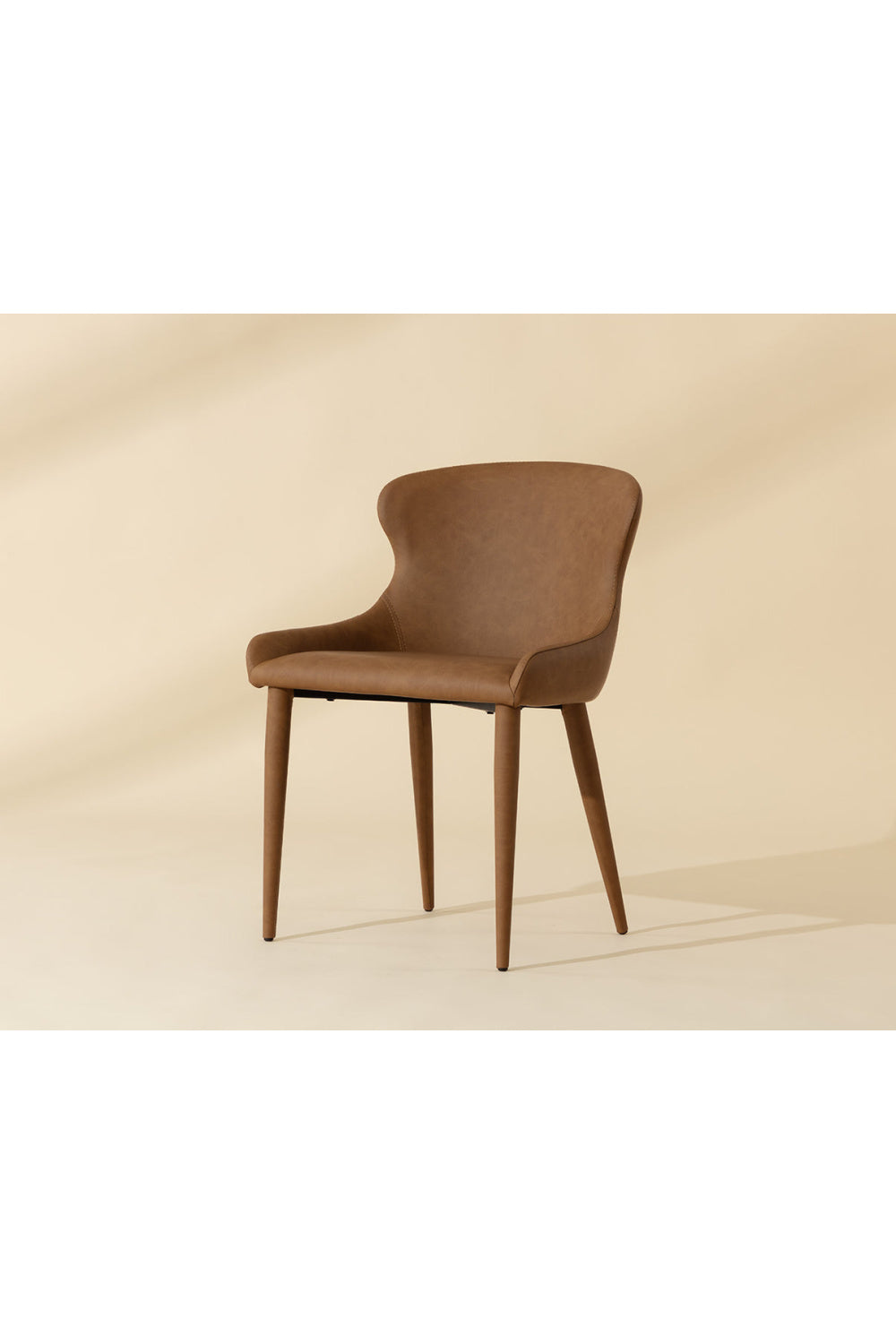 Modern European furniture - Leather Look Modern Dining Chairs (2) - www.oroa.com | Oroa.com