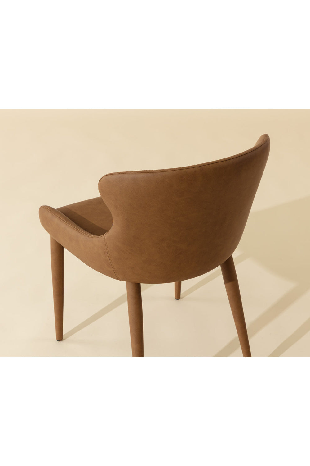 Modern European furniture - Leather Look Modern Dining Chairs (2) - www.oroa.com | Oroa.com