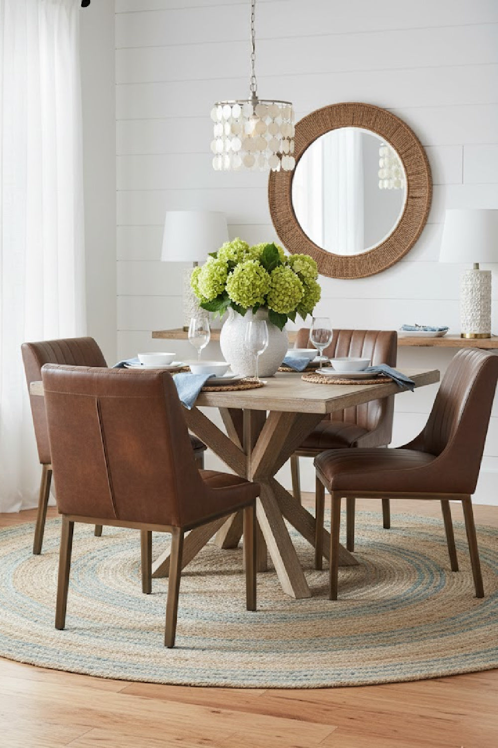 Modern European furniture - Vertical Stitched Dining Chairs (2) - www.oroa.com | Oroa.com