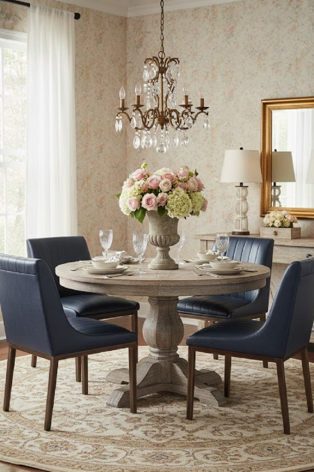 Modern European furniture - Vertical Stitched Dining Chairs (2) - www.oroa.com | Oroa.com