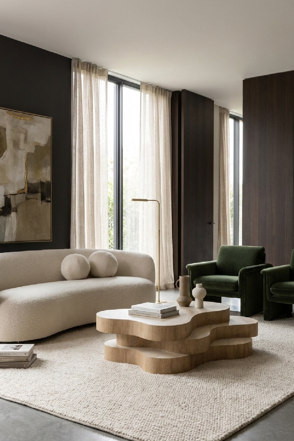 Modern European furniture - Layered Freeform Indoor/Outdoor Coffee Table - www.oroa.com | Oroa.com