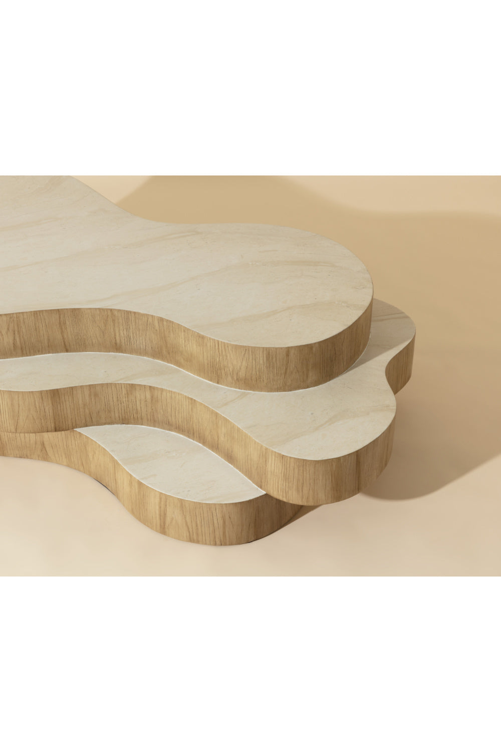 Modern European furniture - Layered Freeform Indoor/Outdoor Coffee Table - www.oroa.com | Oroa.com