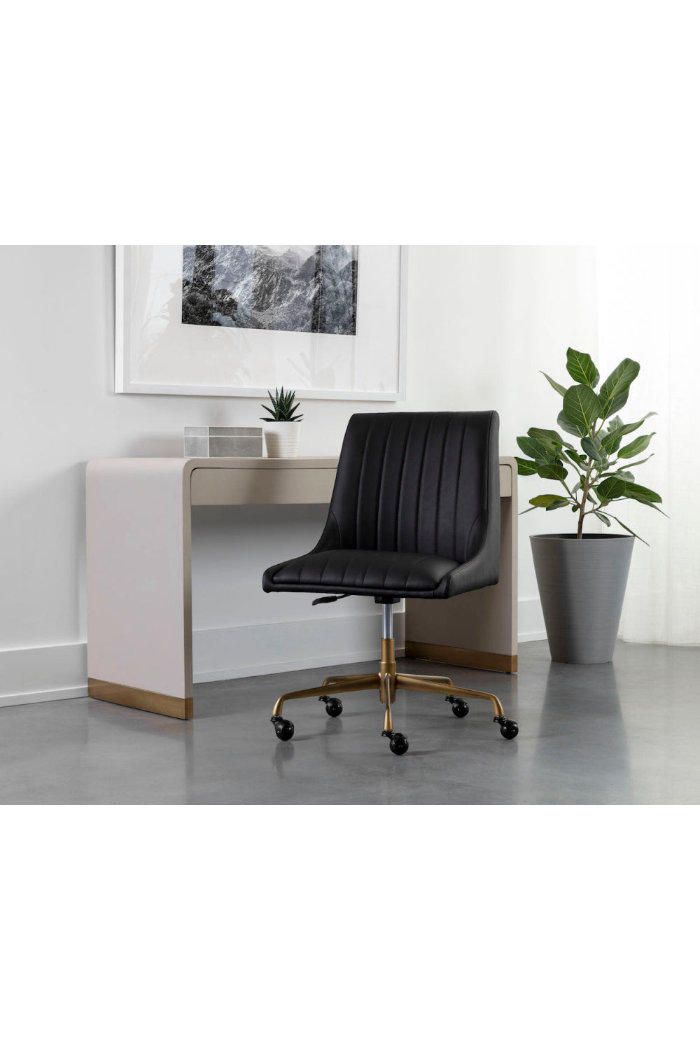 Modern European furniture - Vertical Stitched Office Chair - www.oroa.com | Oroa.com