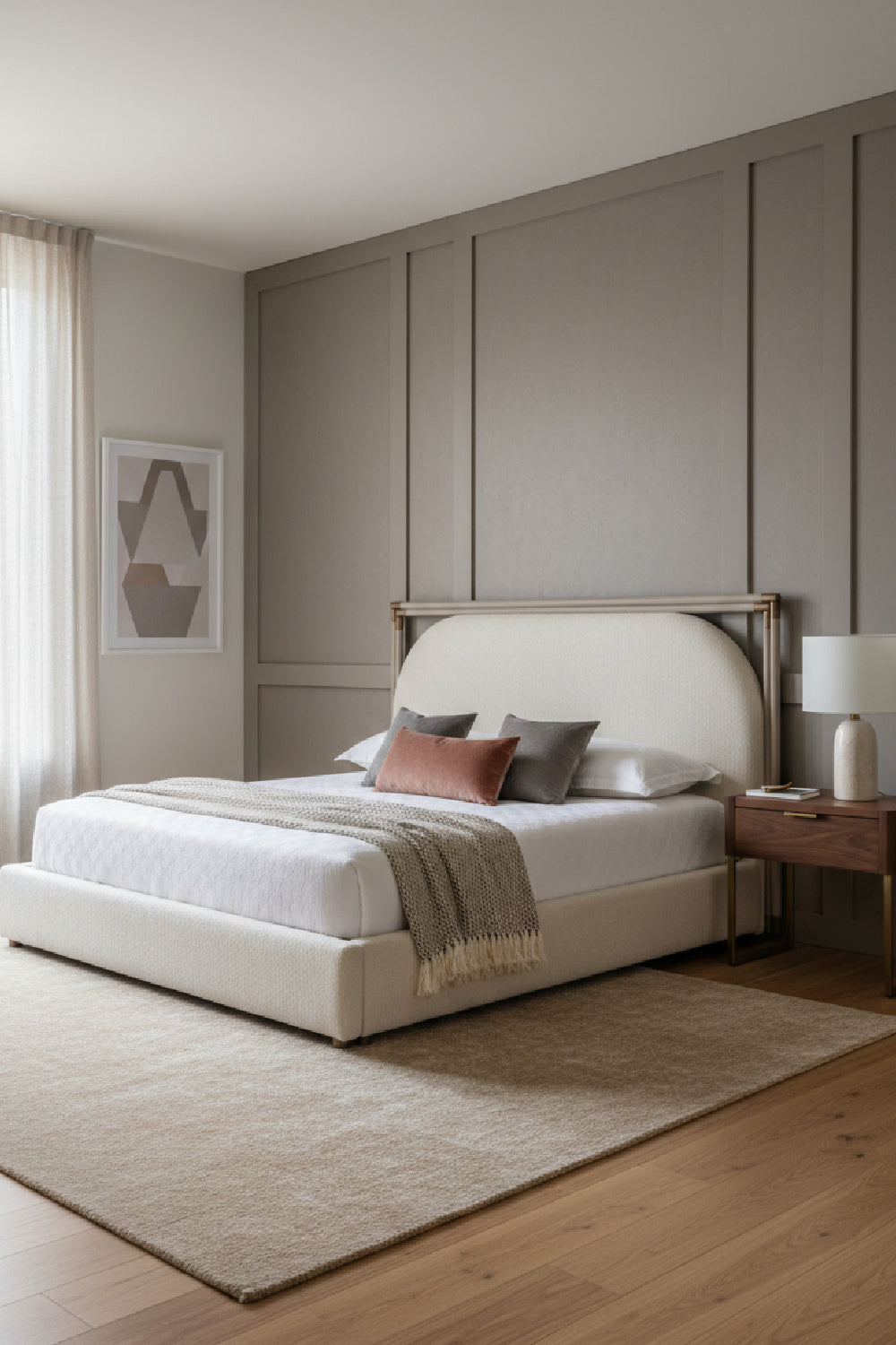 Modern European furniture - Tubular-Framed King Bed - www.oroa.com | Oroa.com