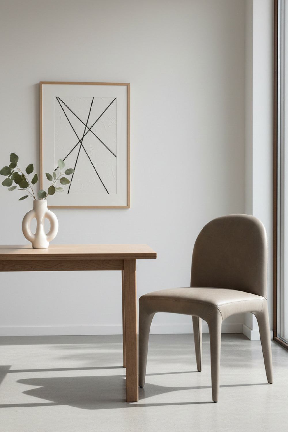 Modern European furniture - Seamless Upholstered Dining Chairs (2) - www.oroa.com | Oroa.com
