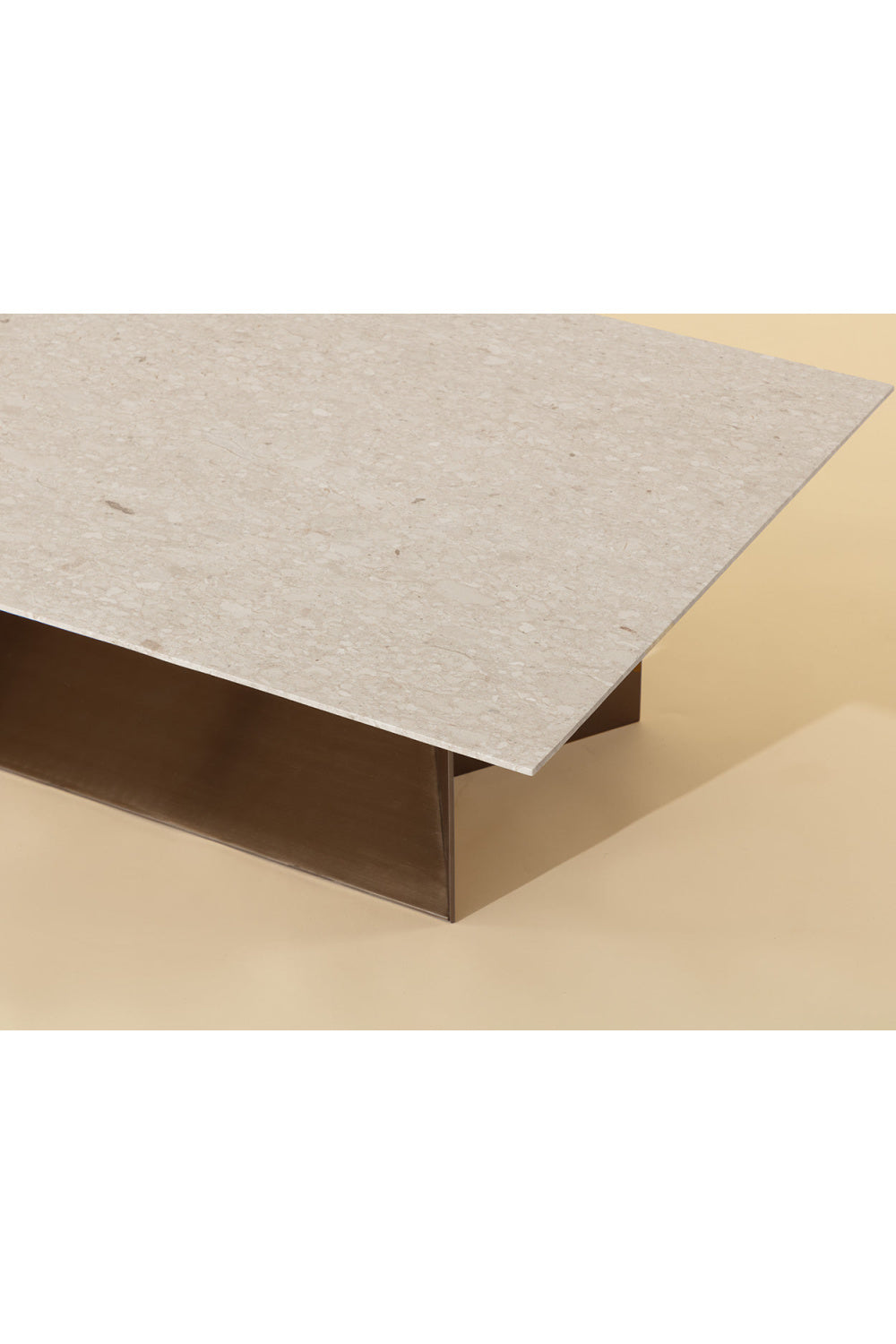 Modern European furniture - Cream Marble Coffee Table - www.oroa.com | Oroa.com