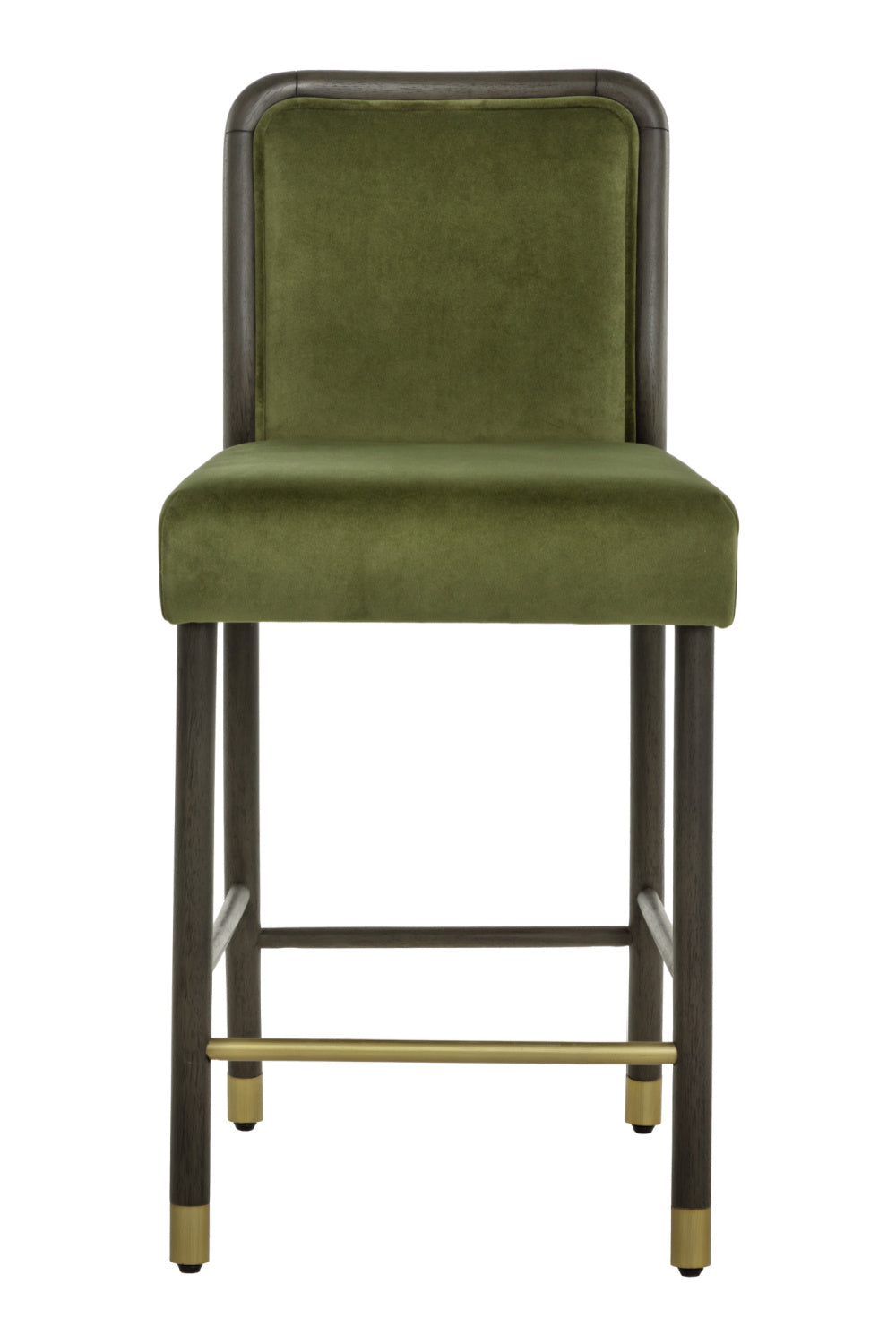Modern European furniture - Green Upholstered Counter Stool - www.oroa.com | Oroa.com