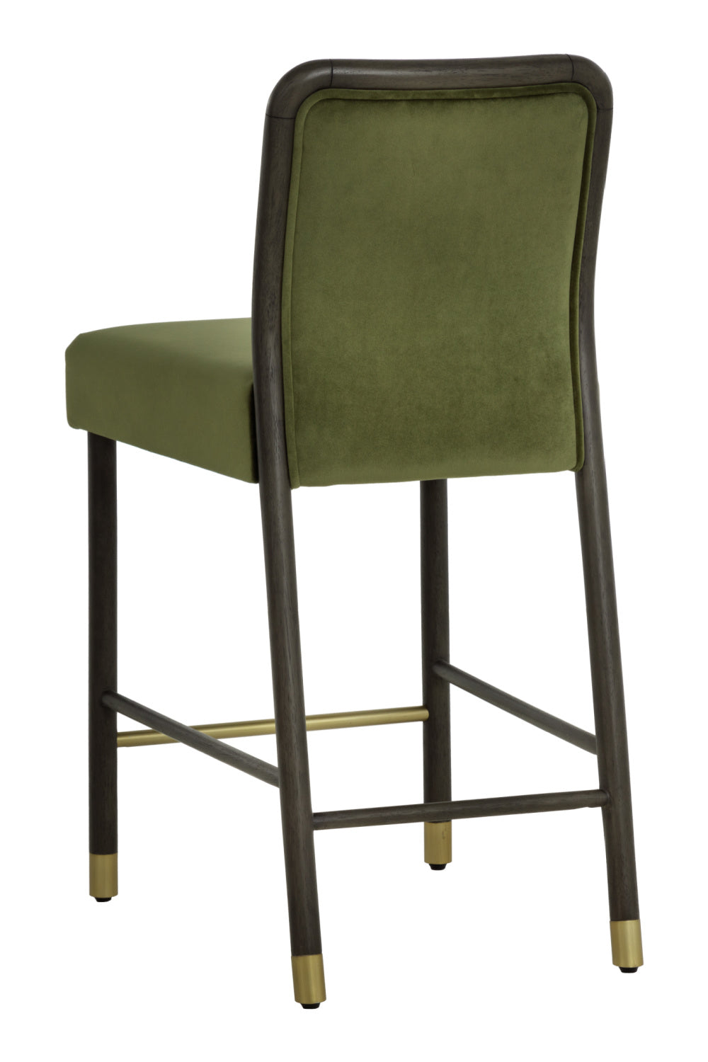 Modern European furniture - Green Upholstered Counter Stool - www.oroa.com | Oroa.com