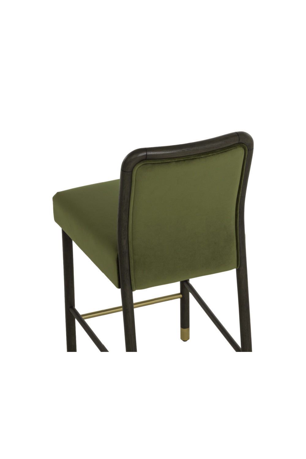 Modern European furniture - Green Upholstered Counter Stool - www.oroa.com | Oroa.com