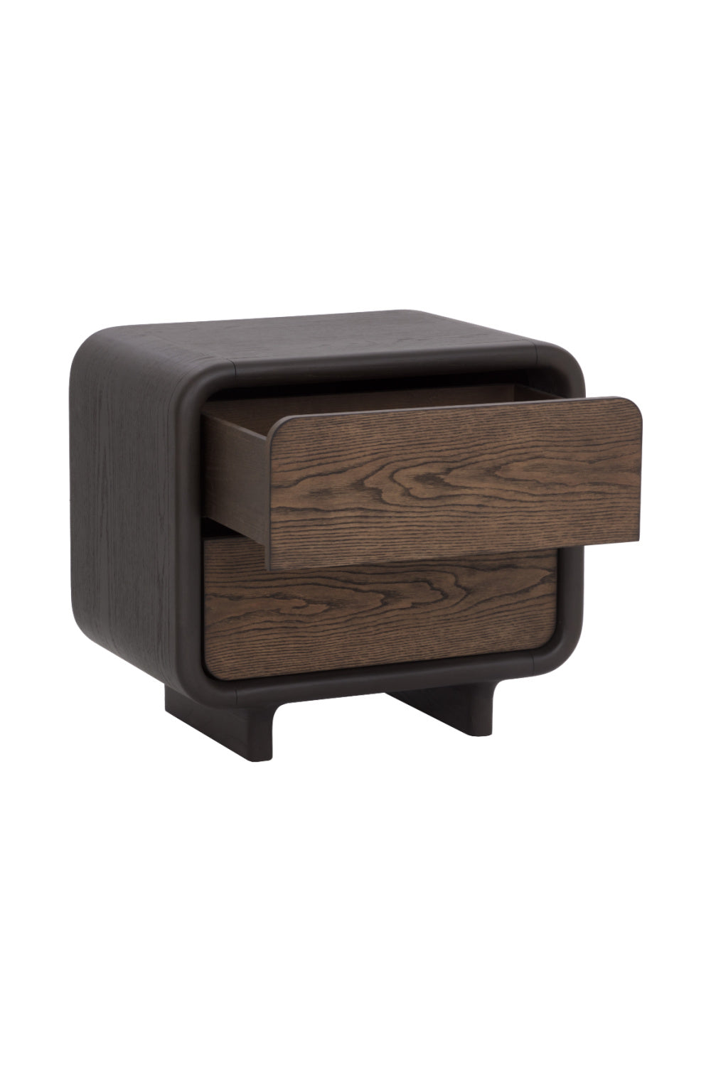 Modern European furniture - 2-Drawer Oak Nightstand - www.oroa.com | Oroa.com