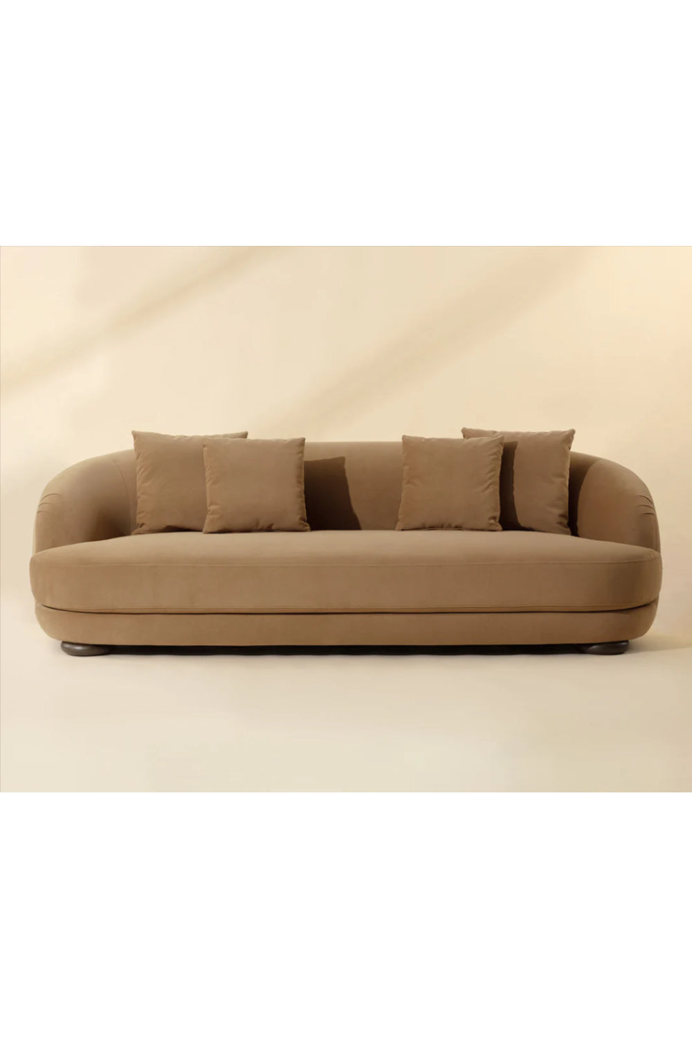 Modern European furniture - Minimalist Rounded-Back Sofa - www.oroa.com | Oroa.com