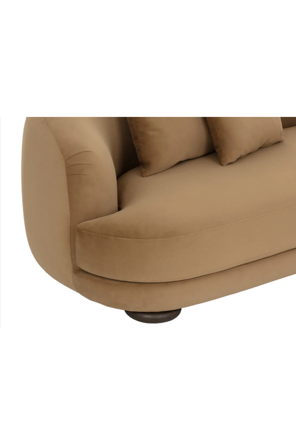 Modern European furniture - Minimalist Rounded-Back Sofa - www.oroa.com | Oroa.com