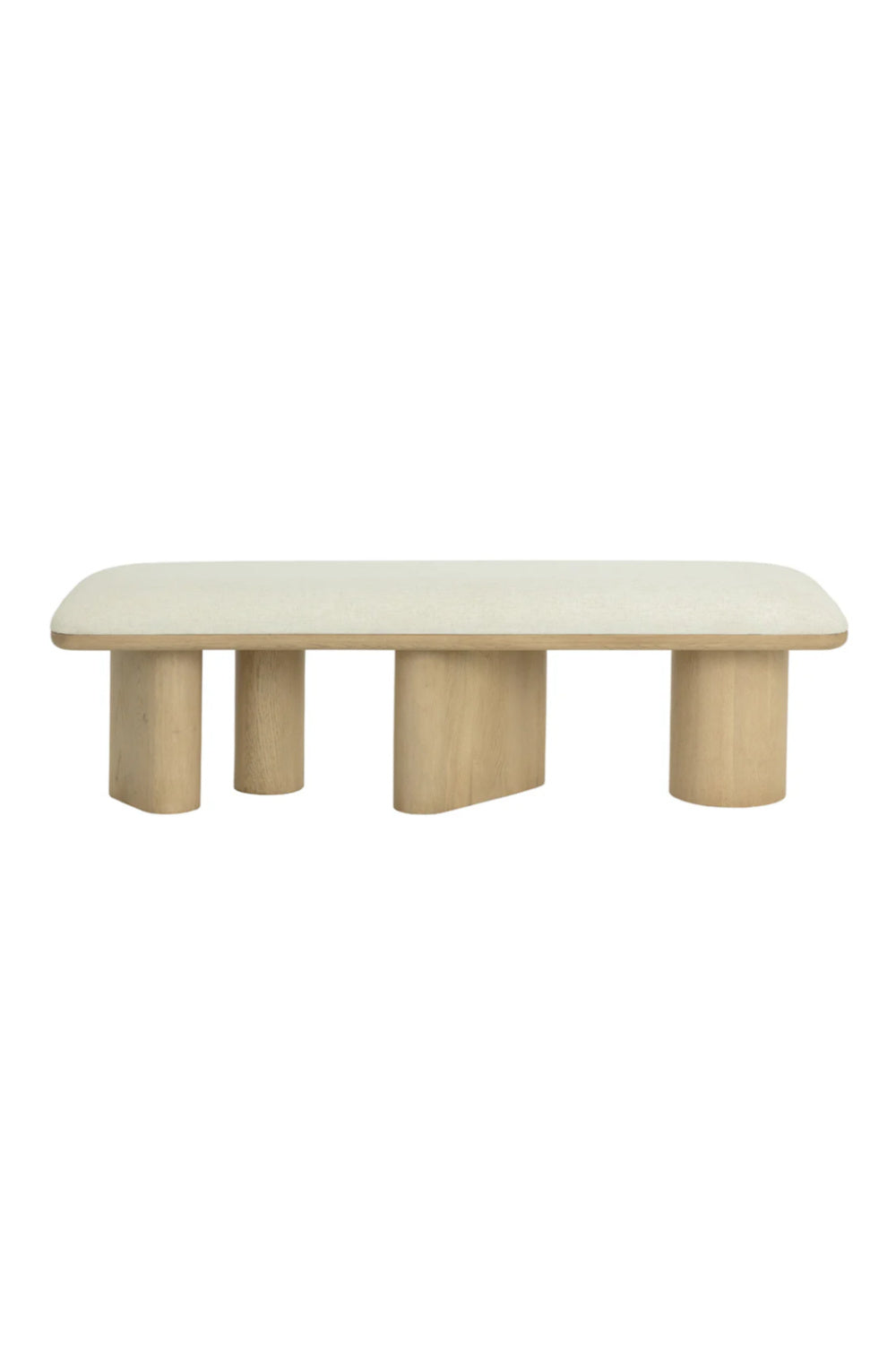 Modern European furniture - Light Oak Accent Bench - www.oroa.com | Oroa.com