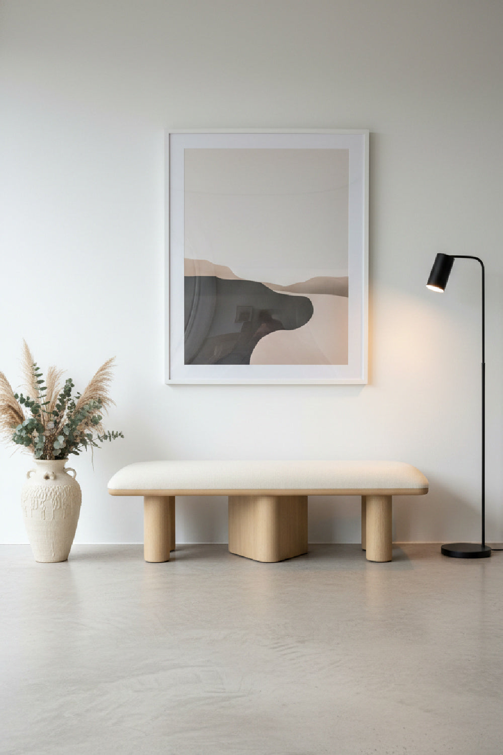 Modern European furniture - Light Oak Accent Bench - www.oroa.com | Oroa.com