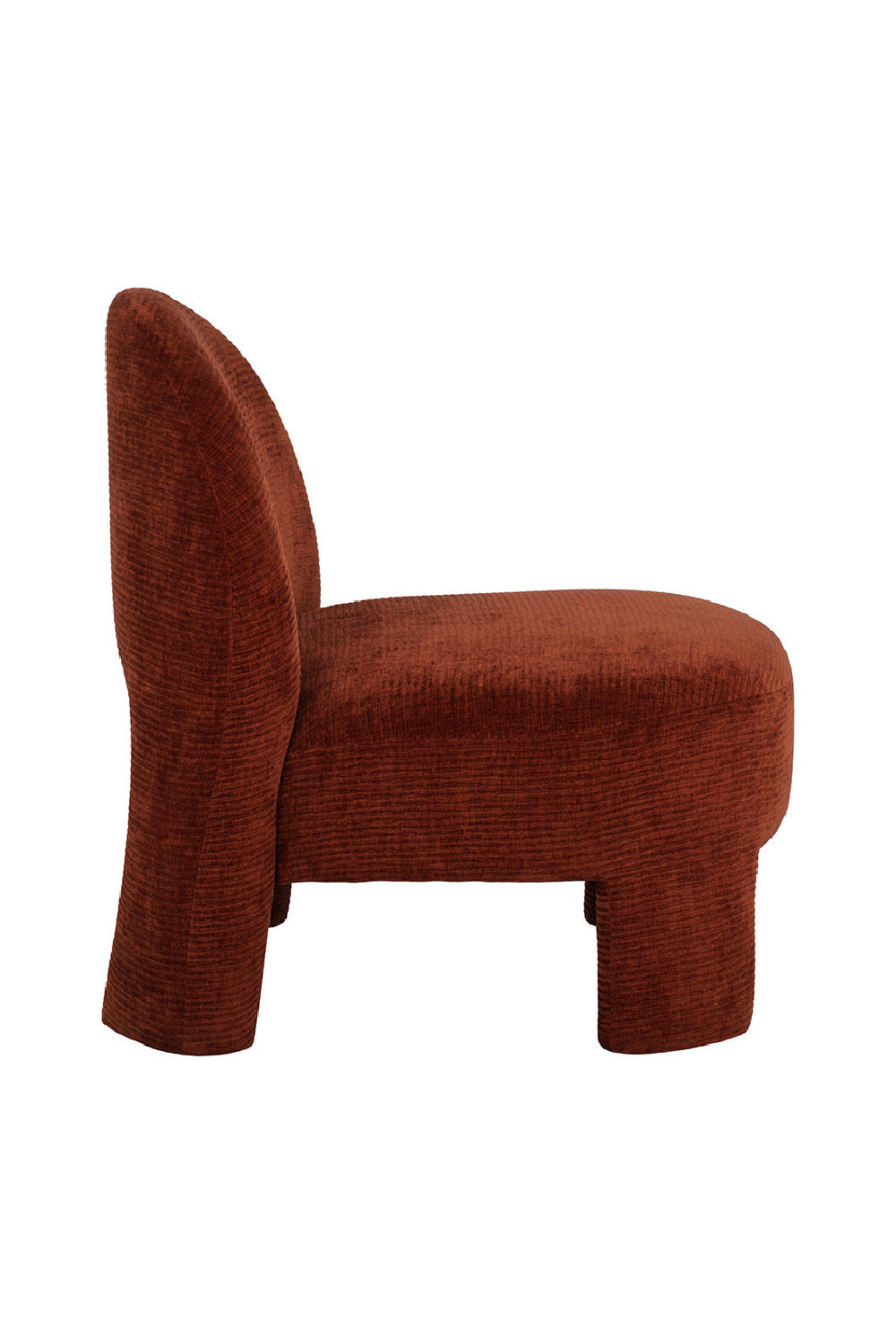 Modern European furniture - Red Arched-Back Lounge Chair - www.oroa.com | Oroa.com
