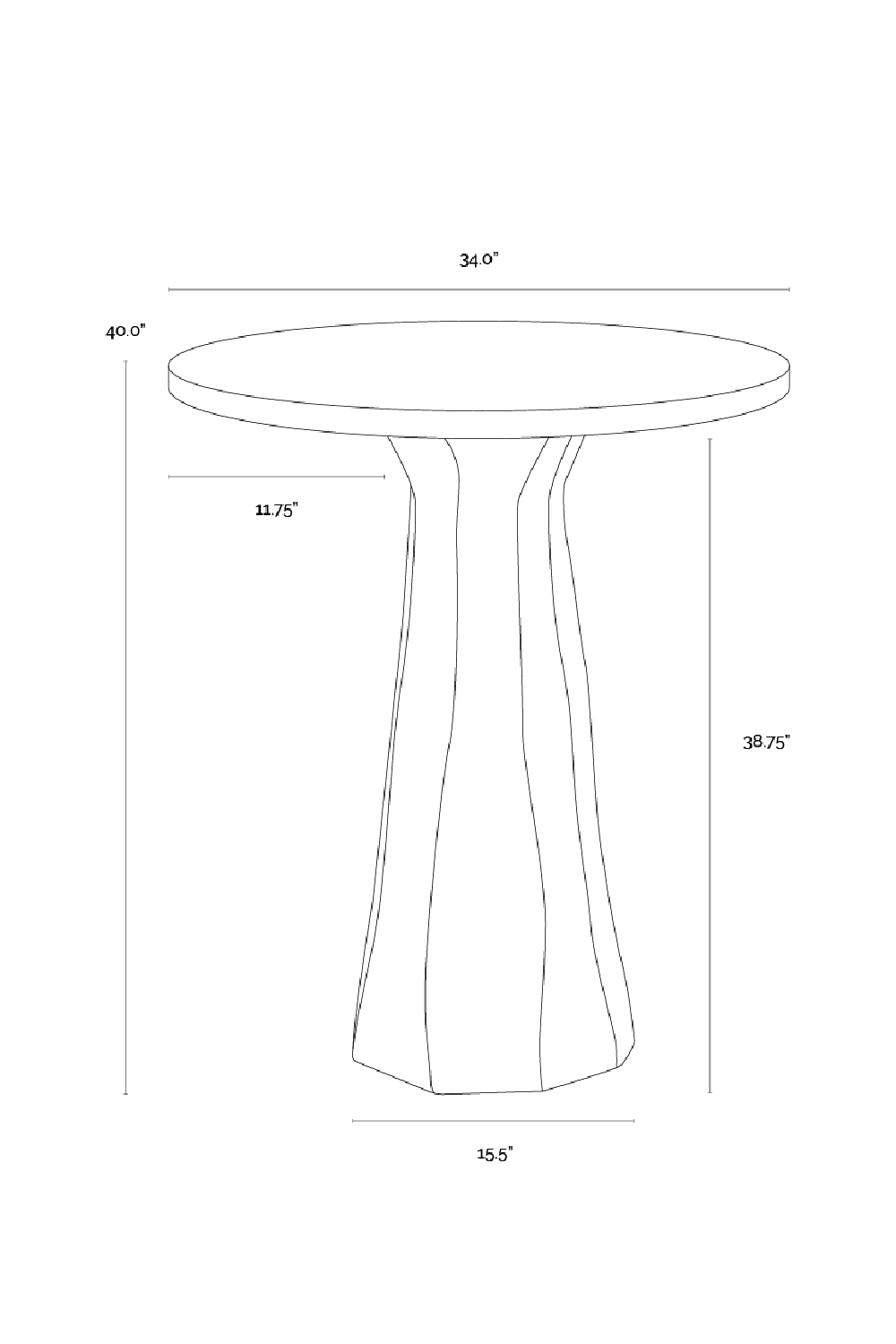 Modern European furniture - Marble-Inspired Concrete Bar Table - www.oroa.com | Oroa.com