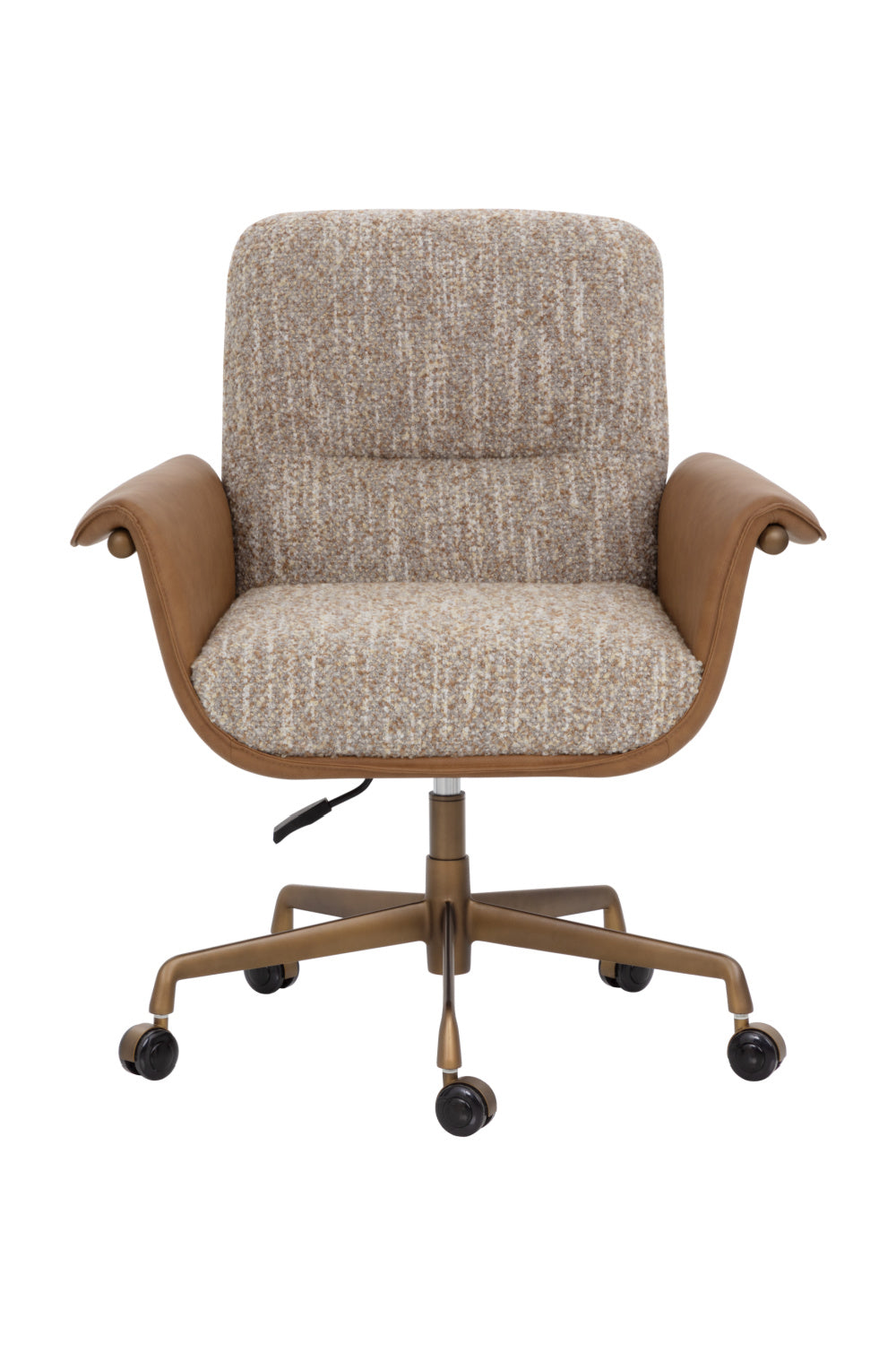Modern European furniture - Leather Look Arm Office Chair - www.oroa.com | Oroa.com