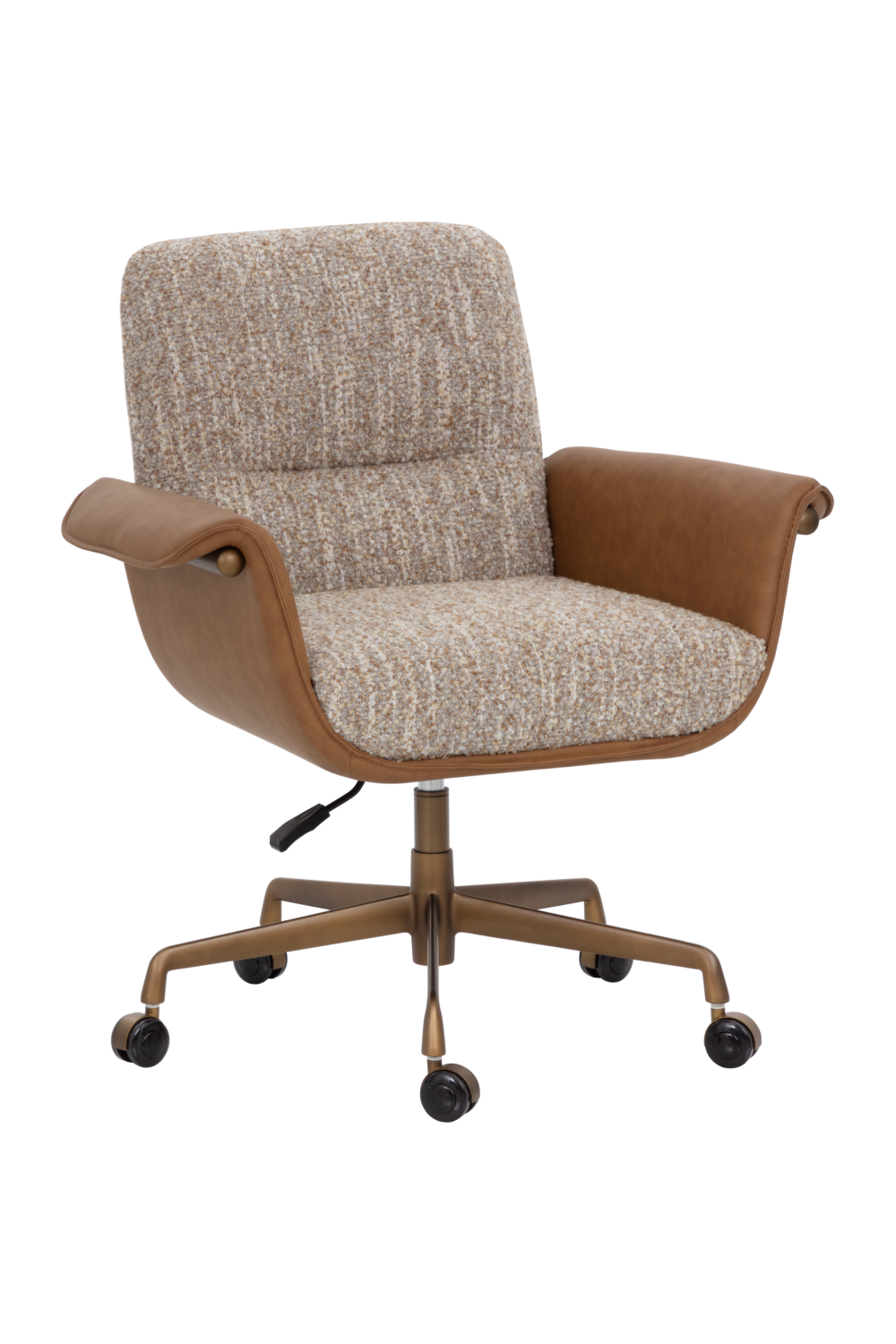 Modern European furniture - Leather Look Arm Office Chair - www.oroa.com | Oroa.com