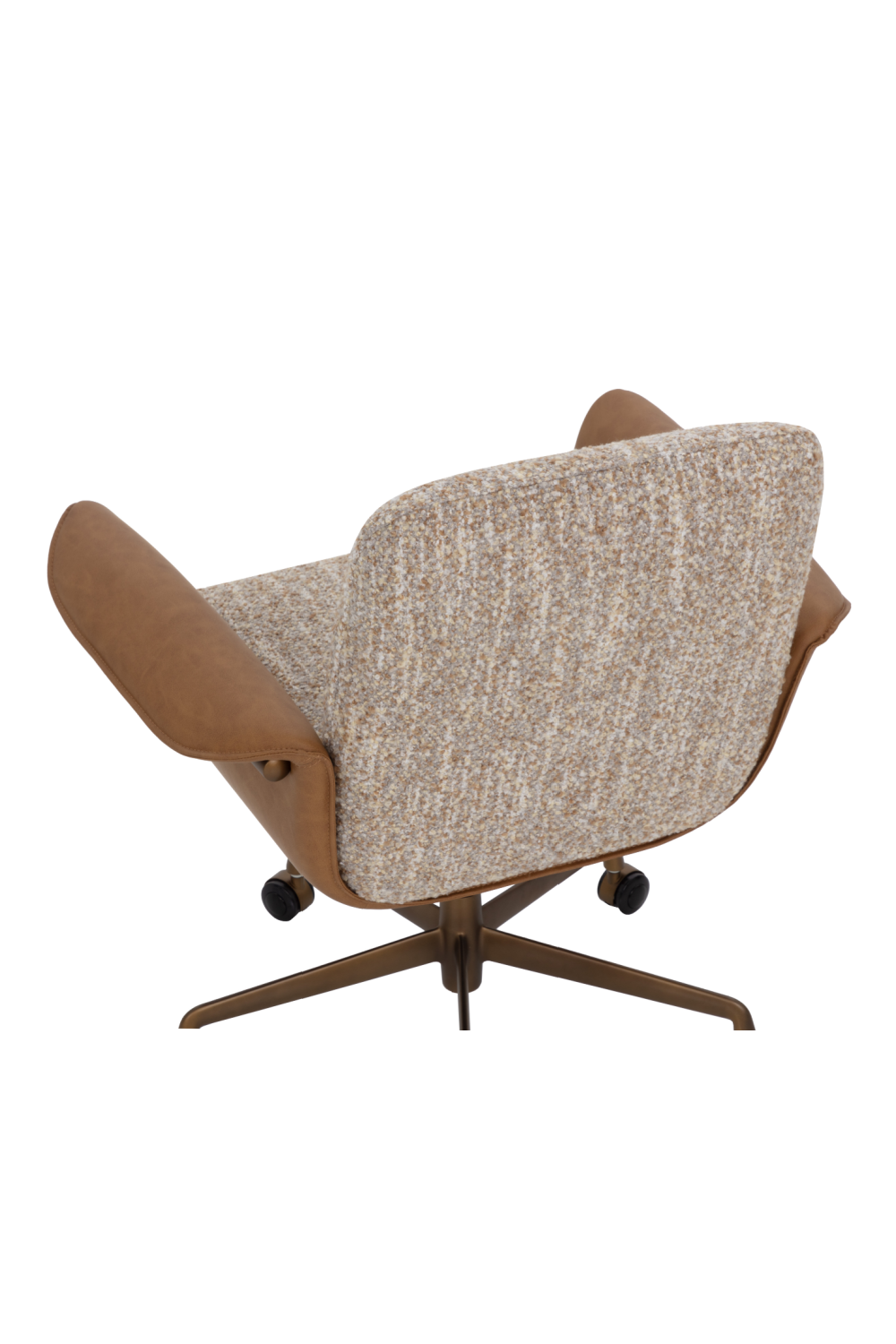 Modern European furniture - Leather Look Arm Office Chair - www.oroa.com | Oroa.com