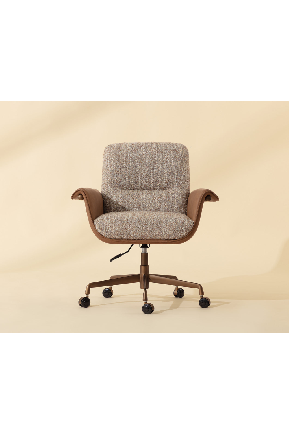 Modern European furniture - Leather Look Arm Office Chair - www.oroa.com | Oroa.com