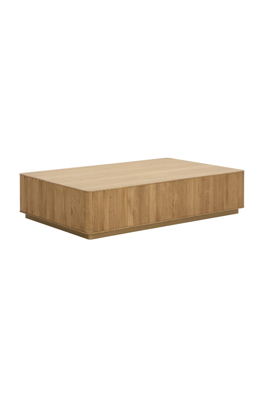 Modern European furniture - Reeded Oak Coffee Table - www.oroa.com | Oroa.com