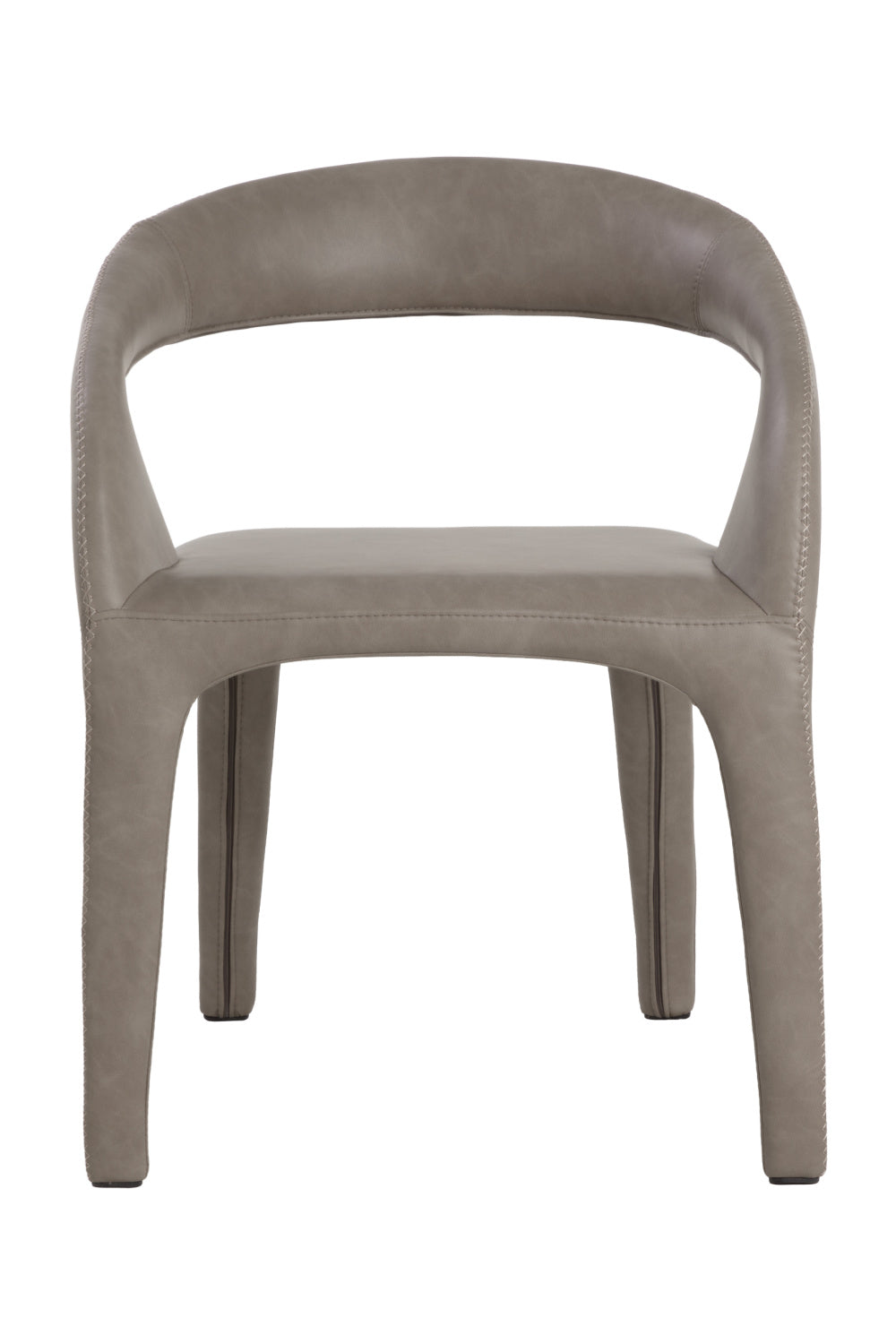 Modern European furniture - Open-Back Leather Look Dining Chair - www.oroa.com | Oroa.com