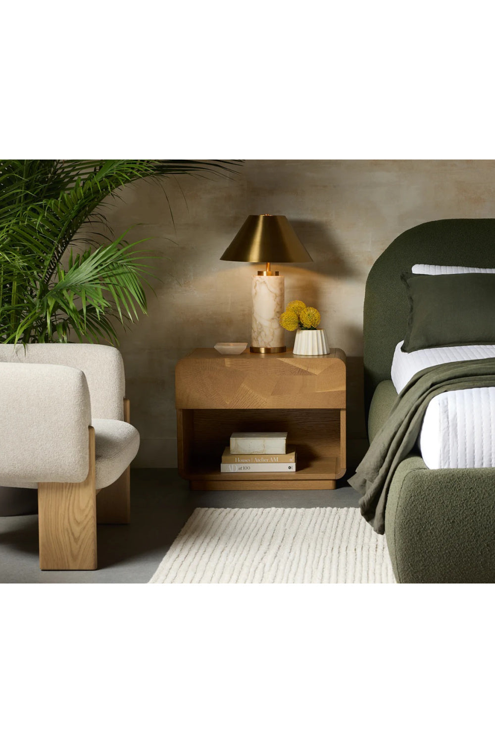 Modern European furniture - Cylindrical Marble Table Lamp - www.oroa.com | Oroa.com