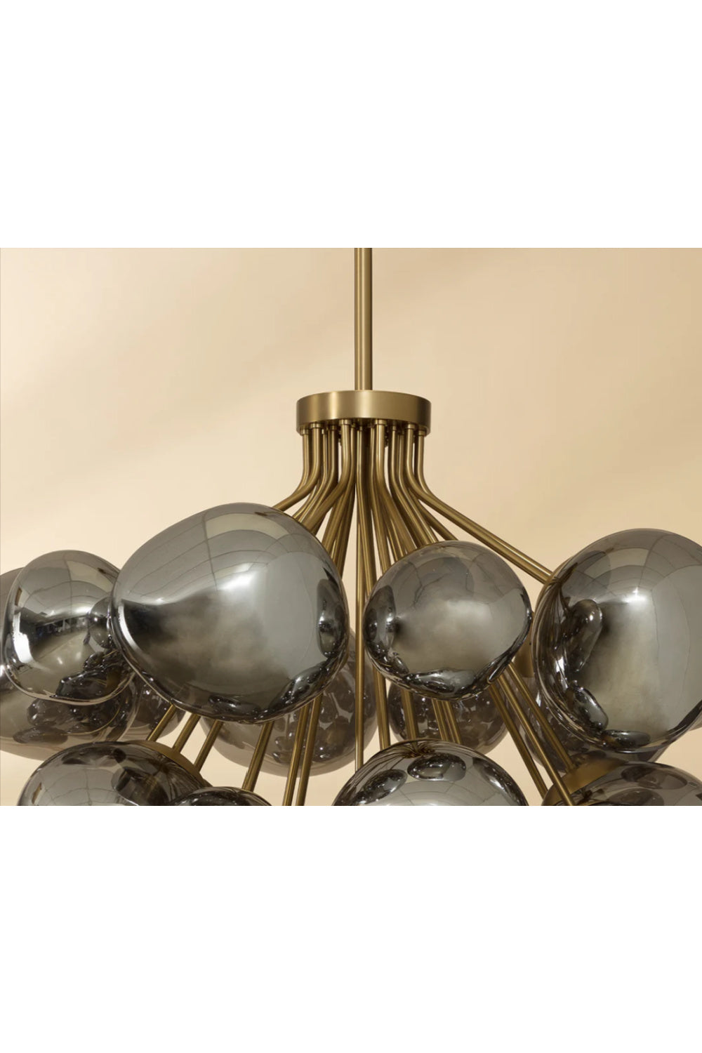Modern European furniture - Gray Glass Orbs Chandelier - www.oroa.com | Oroa.com