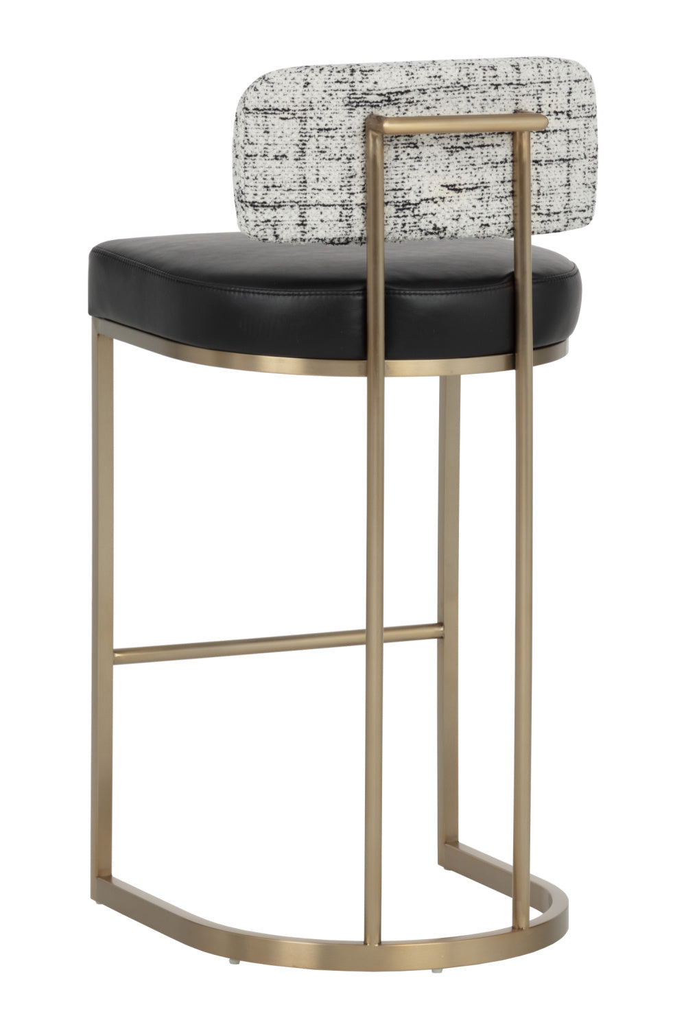 Modern European furniture - Two-Toned Low-Back Bar Stool - www.oroa.com | Oroa.com