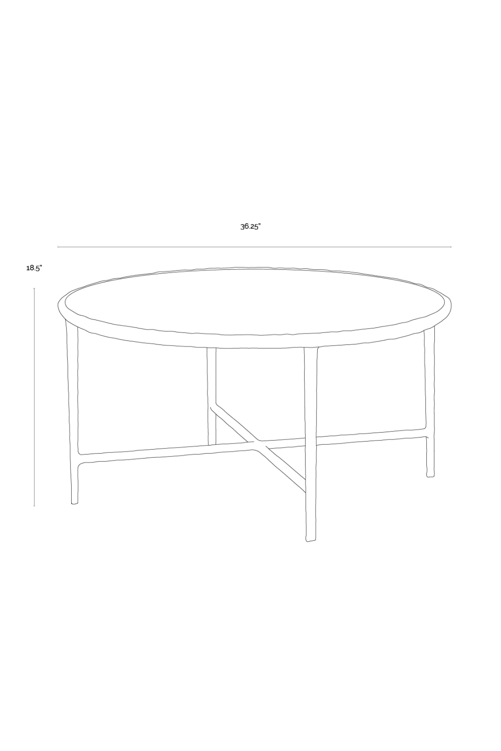 Modern European furniture - Brass Framed Marble Coffee Table - www.oroa.com | Oroa.com