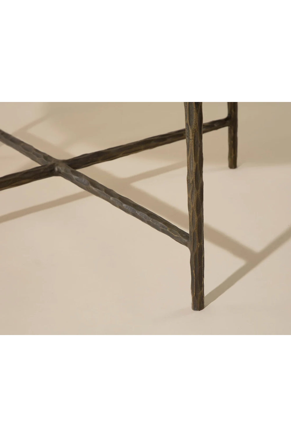 Modern European furniture - Brass Framed Marble Coffee Table - www.oroa.com | Oroa.com