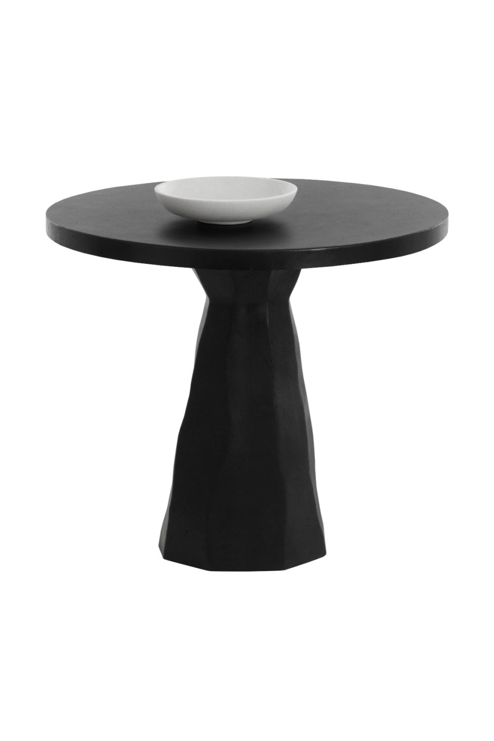 Natural Indoor/Outdoor Travertine Look Bistro Table | Oroa.com