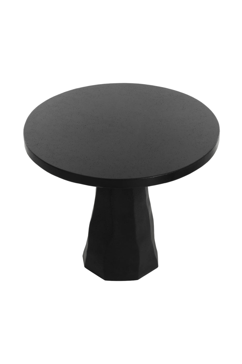 Natural Indoor/Outdoor Travertine Look Bistro Table | Oroa.com