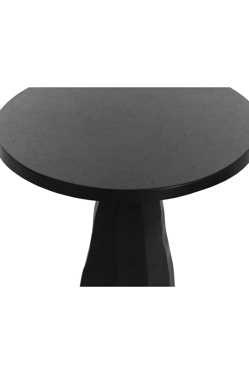 Natural Indoor/Outdoor Travertine Look Bistro Table | Oroa.com