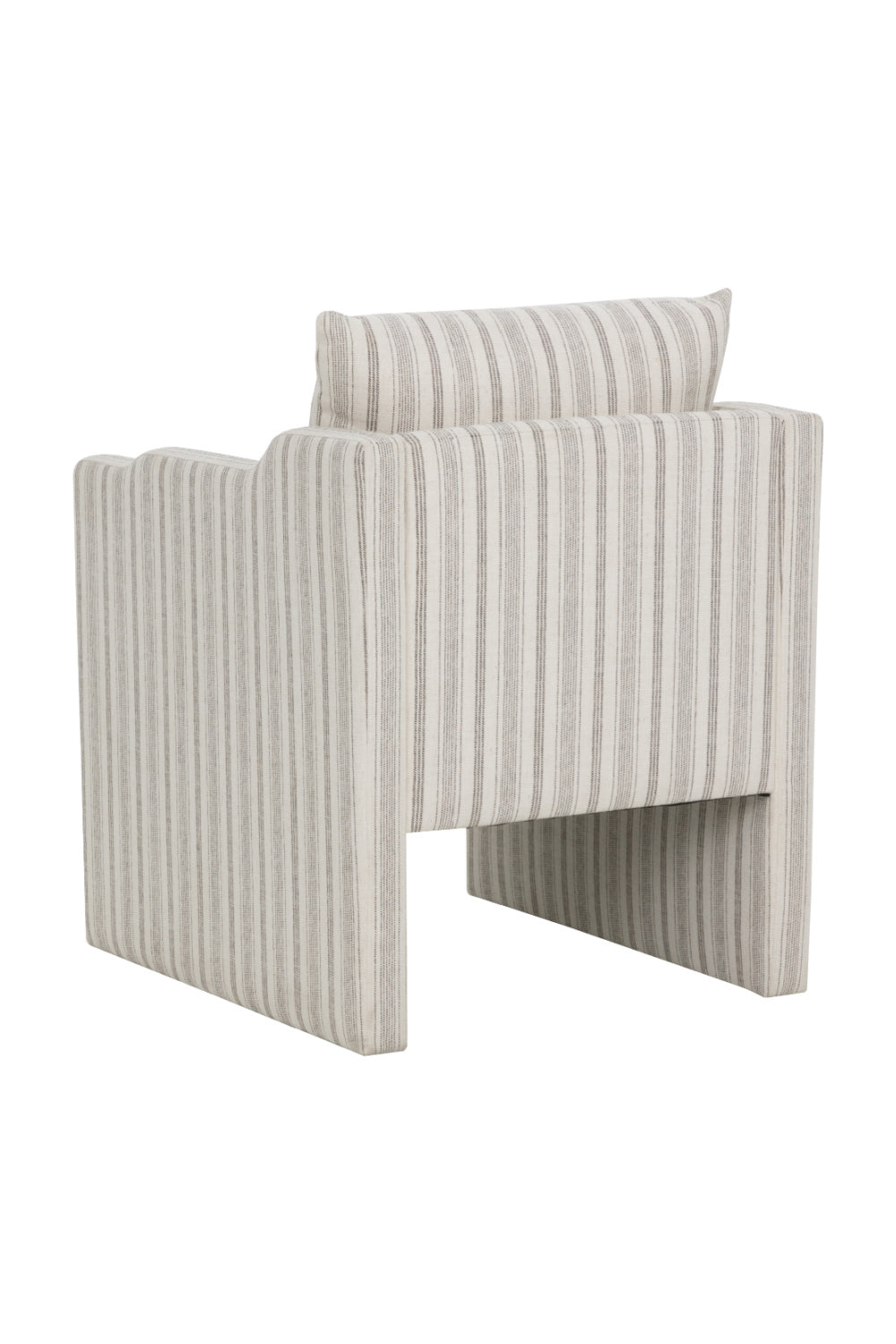 Modern European furniture - Stripe Patterned Dining Armchair - www.oroa.com | Oroa.com