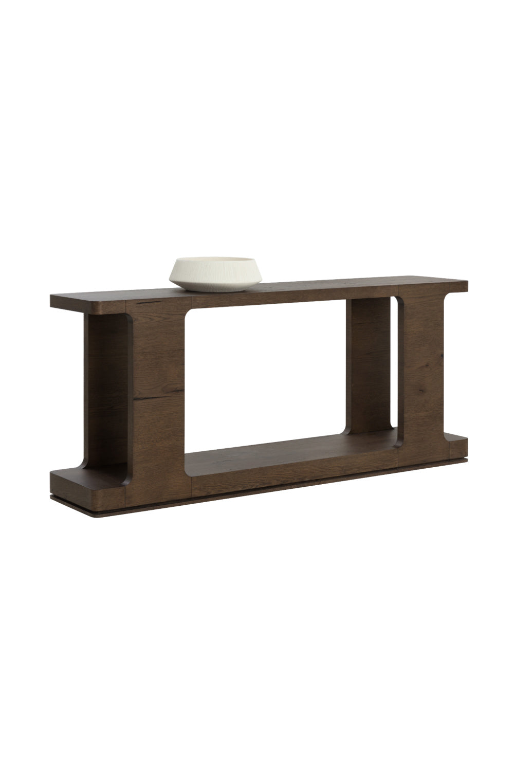 Modern European furniture - Textured Wood Console Table - www.oroa.com | Oroa.com