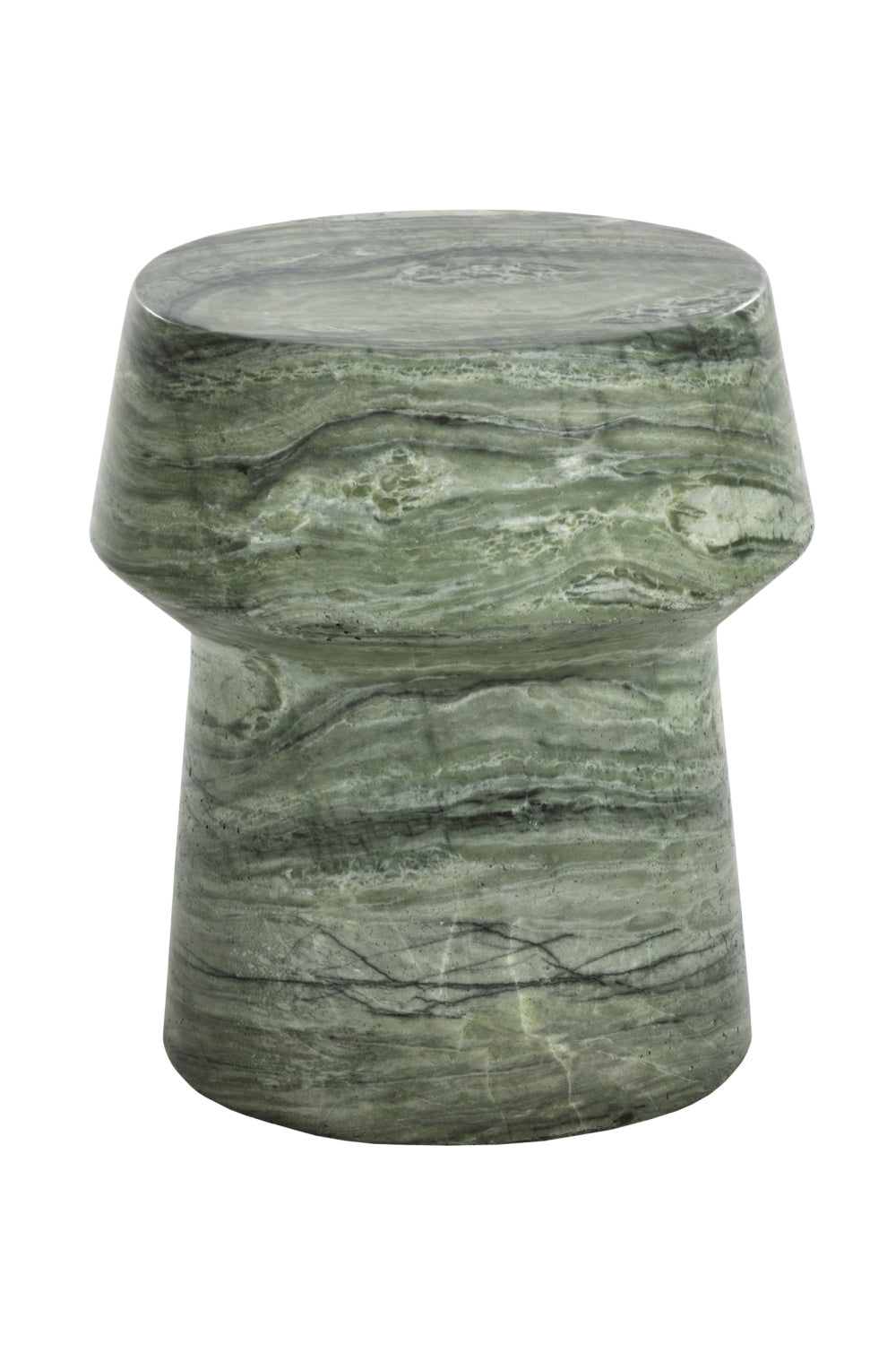 Modern European furniture - Marble Look Indoor/Outdoor End Table - www.oroa.com | Oroa.com