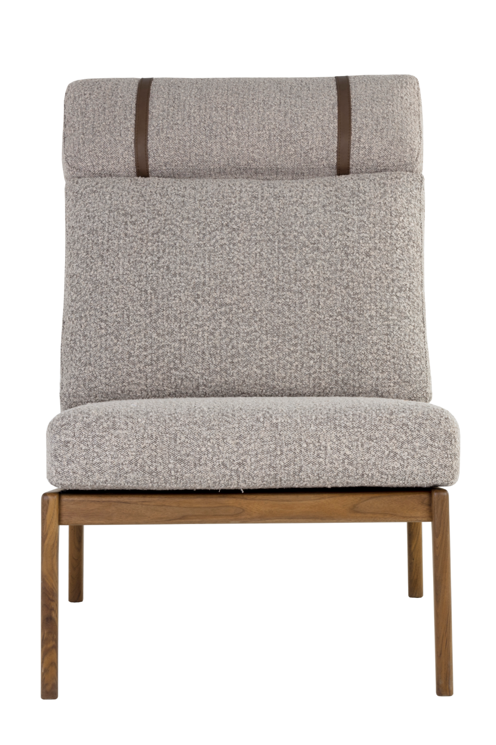 Modern European furniture - Gray Boucle Lounge Chair - www.oroa.com | Oroa.com
