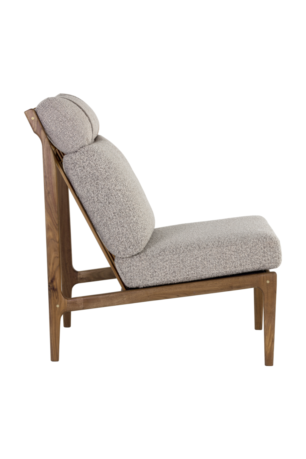Modern European furniture - Gray Boucle Lounge Chair - www.oroa.com | Oroa.com
