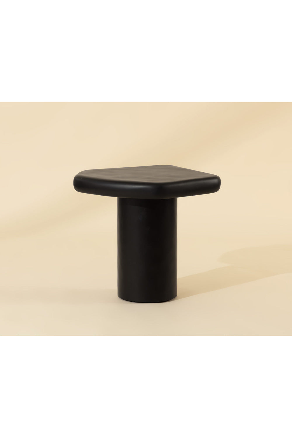 Modern European furniture - Black Organic-Shaped Indoor/Outdoor End Table - www.oroa.com | Oroa.com